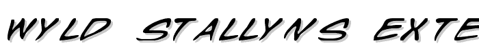 Wyld Stallyns Extended font